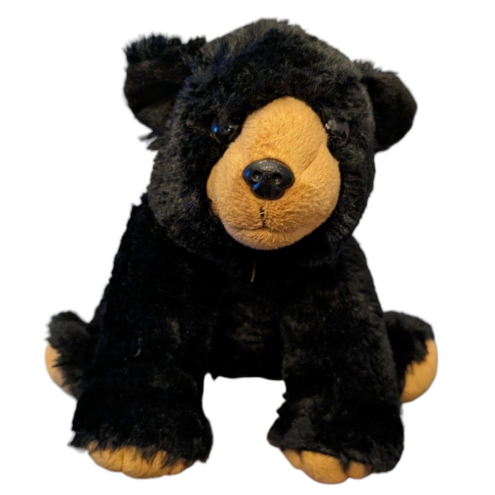 Wild Republic 7 Inch Hug Ems Black Bear Plush Stuffed Animal Super Soft